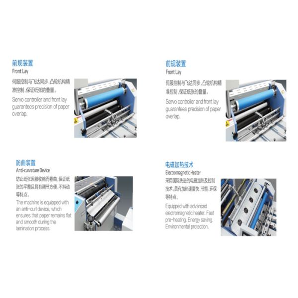 20 / 12Kw Automatic Lamination Machine For Pre - Coated Film / Matters Printing
