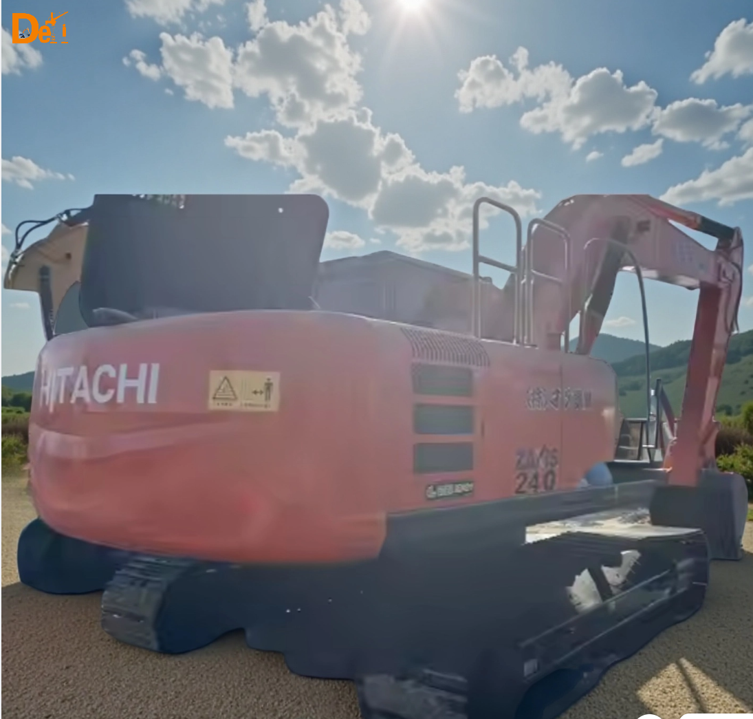 Excavateur Hitachi ZX240 d'occasion équipement de terrassement 125 kW
