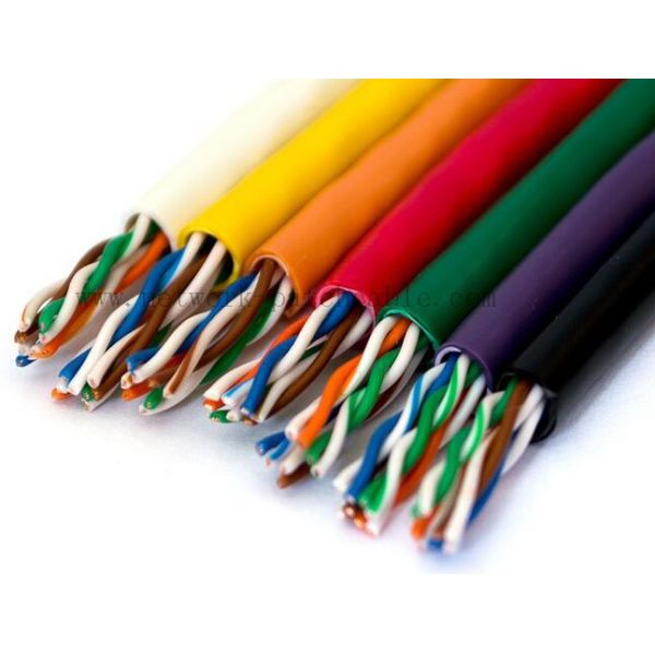 PVC Blue Gigabit Ethernet Cat6 Network Cable UTP CE ROHS ISO