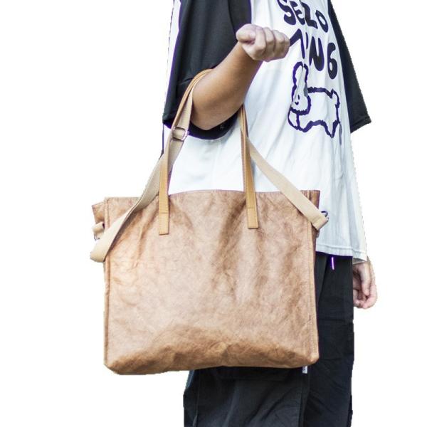 Summer Personalized Shoulder Bag Custom Logo High Quality Washable Durable Kraft Paper Tyvek Tote Handbag Reusable And Waterproof Tyvek Paper Travel Bag