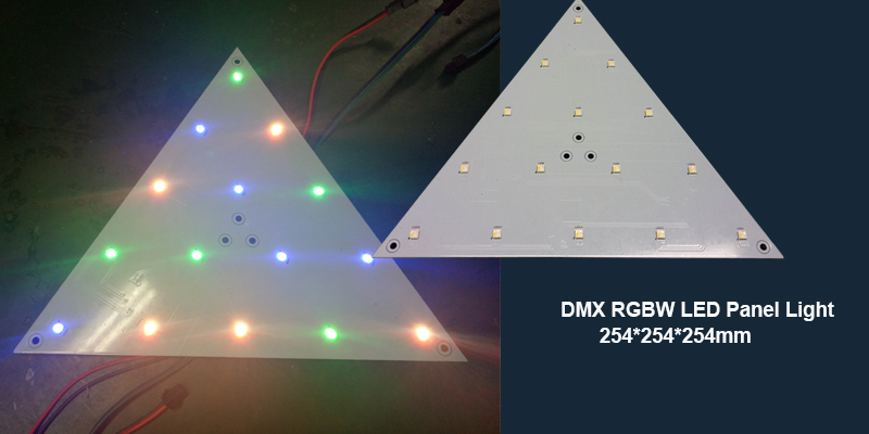 Свет панели лампы DMX512 SMD5050 RGB пиксела СИД панели треугольника для украшения