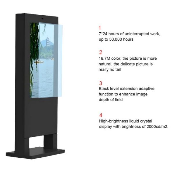 43 inch landscape promotional video optional system large outdoor lcd screens