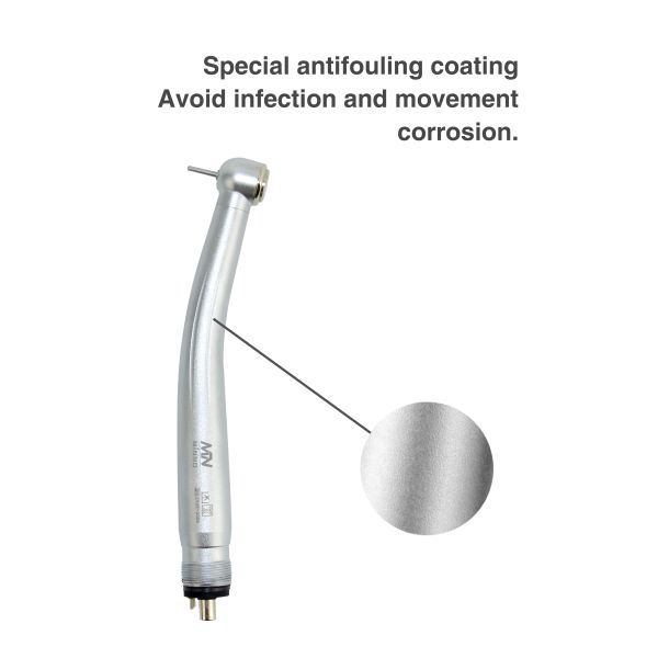 280000-400000RPM Стоматологический высокоскоростной ручной части нажатия кнопки ручной части