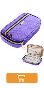 Travel Medicine Bag Organizer-Medicine Organizer Storage-Pill Bottle Organizer Storage-Medication Organizer