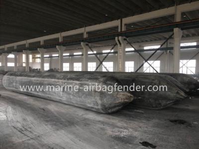 sacos subaquáticos do elevador de ar do airbag marinho de borracha de 1.5m*12m para navios de lançamento