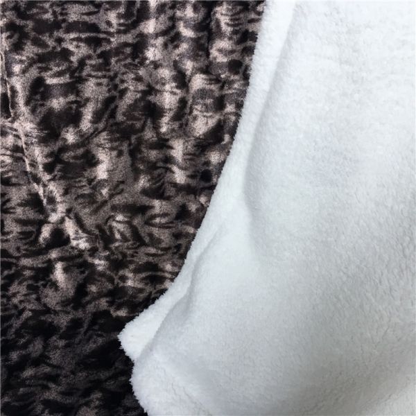 Long Plush Hair Sytle Fake Fur Blanket , Cozy Brushed Faux Fur Fleece Blankets