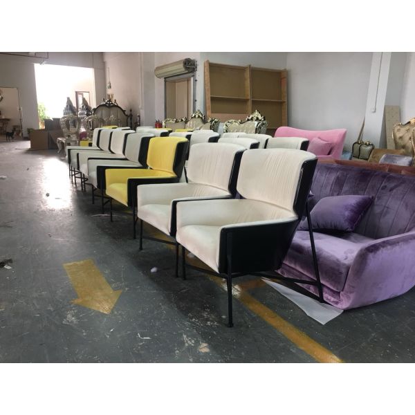 Caristo Armchair High-back fabric armchair
