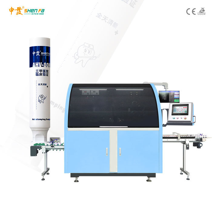 High Speed (80 pcs/min) Auto Servo Hot-stamping Machine (Optional - Visual Inspection System)