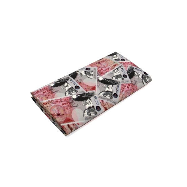 Euro printing recycled washable kraft paper long wallet women's clutch long wallet