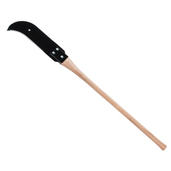 Black Oxide Long Handle Brush Axe Hook Single Edge 1.5mm 48PCS