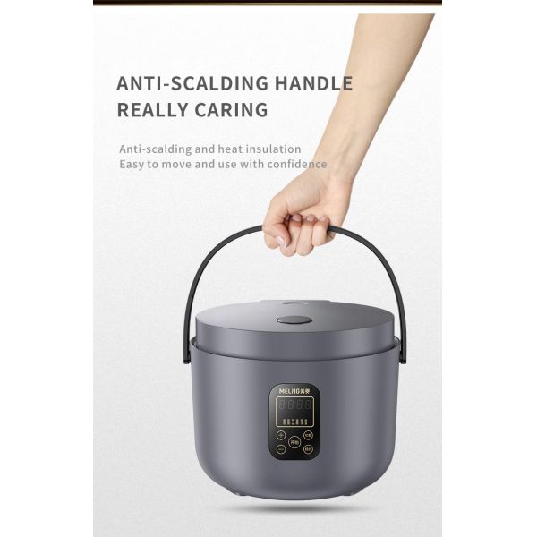 500W 3.2qt Multi Purpose Electric Rice Cooker 220V Thick Kettle Liner Three Dimensional Heating