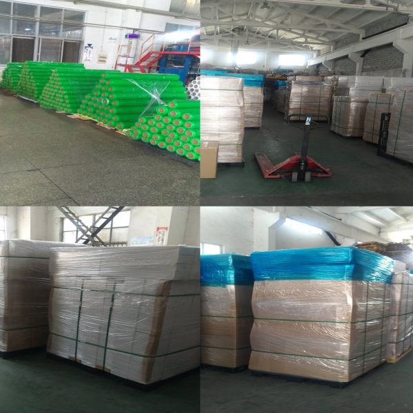 Hoja de metal de dibujo profundo PE película protectora de acero inoxidable con alta elongación y resistencia al desgarro