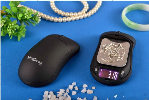 LCD display with white backlight mini pocket scale