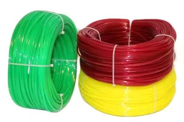 Square 2.4MM 0.094'' 1LB Nylon Trimmer Line Hank Bulk Pack for Grass Cutter