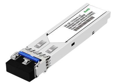 módulo Singlemode da fibra dupla 1310nm 20km LC 1000M SFP do transceptor de 1.25G SFP