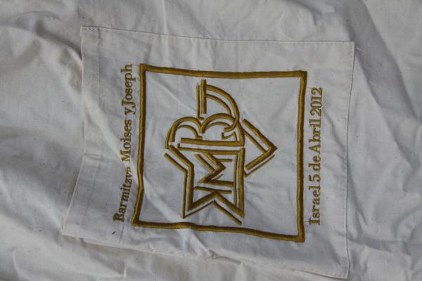 100% cotton fabric wtih emboidery logo small bag cotton drawing string Plain Cotton bag for Laundry