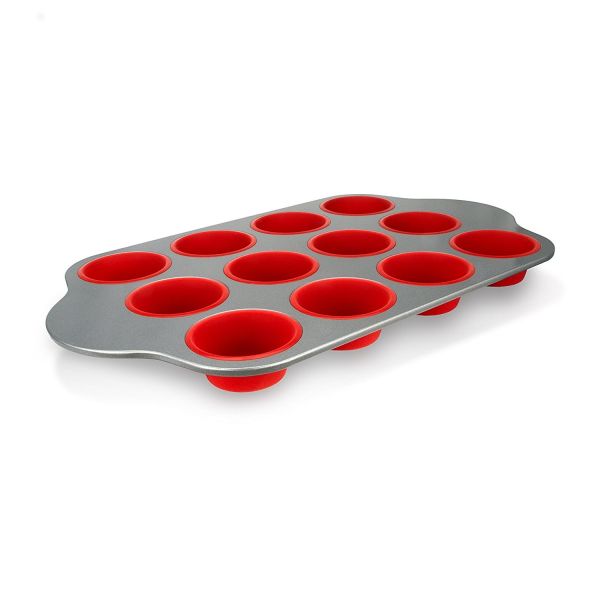 Silicone Baking Molds Pans and Utensils Kitchen | Silicone Cake Brownie Loaf Muffin Mold 2 Spatulas Brush 6 Measuring