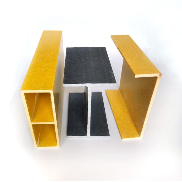 Construction Structure Lightweight Fiberglass H Profile High Strength GFRP FRP H Section I Beam