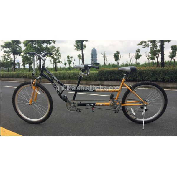 26 inch Tandem Bike Bicycle Beach Cruiser Style Two Seats Bike with Gloss Weight 25kg
