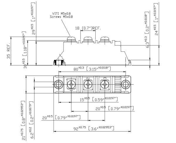 IGBT Power Module IRKE91-06 ADD-A-pak GEN V Power Modules MITSUBISHI IGBT Power Module