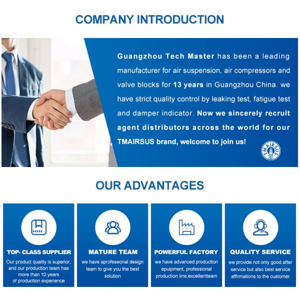 Задняя сумка весны воздуха OEM 4Z7616051A 4Z7616052A комплектов для ремонта мембраны подвеса воздуха автомобиля Left&Right AUDI A6 C5 4B