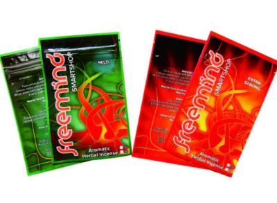 spice Reusable customized for herbal incense zipper bag , packaging bag