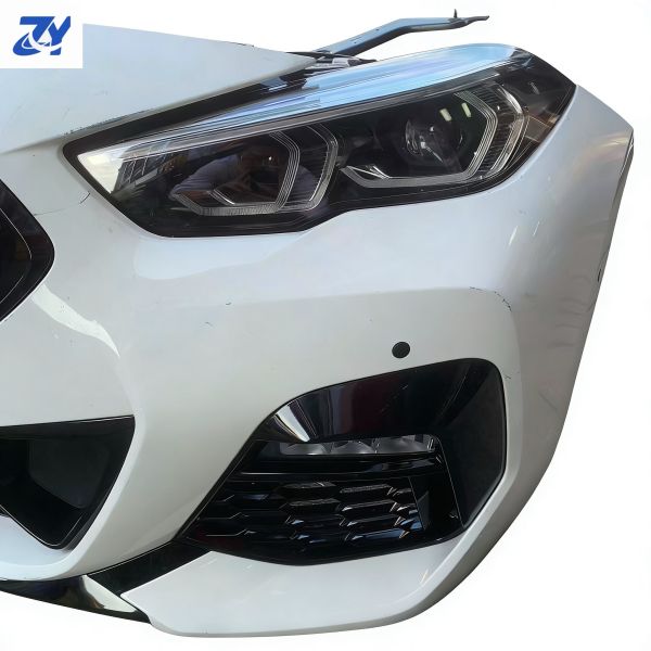 High Quality Used Body Kit Front Bumper Assembly with Grille Radiator Fan Parking Sensors and Headlights for BMW 2 Series F44
