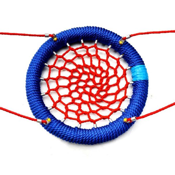 屋外の運動場ロープの純振動座席子供の安全な商業庭公園のヤード