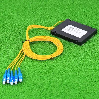 2.0mm Fiber Optic Cable Splitter 1x16 ABS Box PLC Splitter Module 1M SC/APC