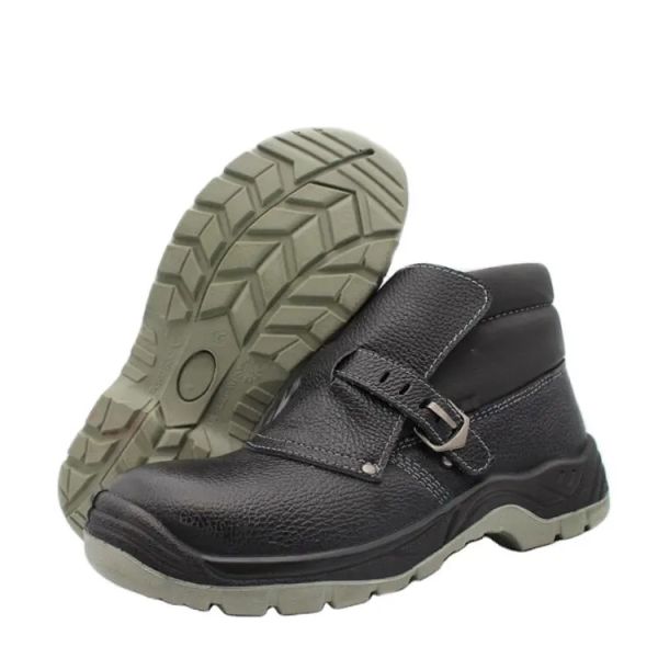 No Laceup Steel Toe Welding Work Boots S3 Oil Water Resistant Shoes