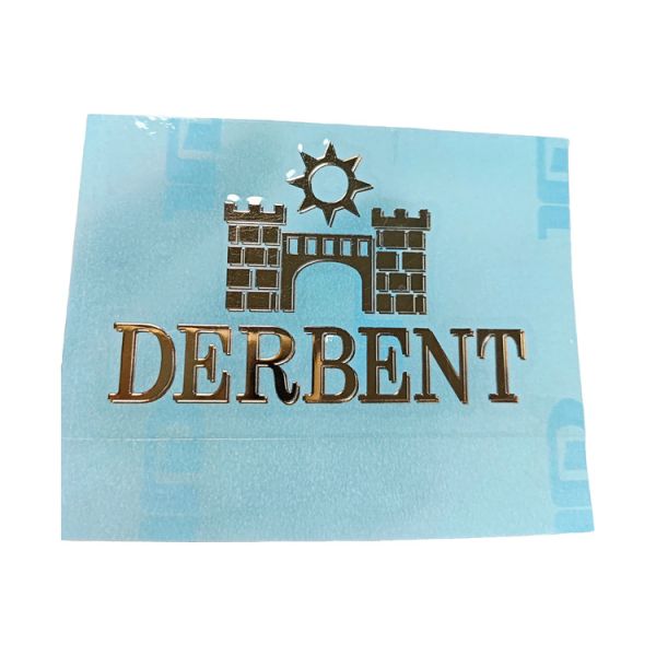 Wear Resistant Custom Metal Stickers Gold Plated Nickel Metal Sticker Durable