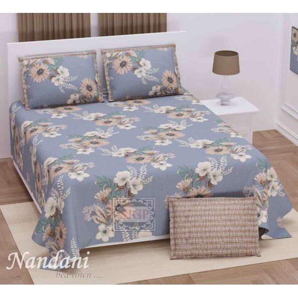 108 x 108 дюймов специально сделанный без суставов двойной постельный лист в хлопковой ткани для свадеб