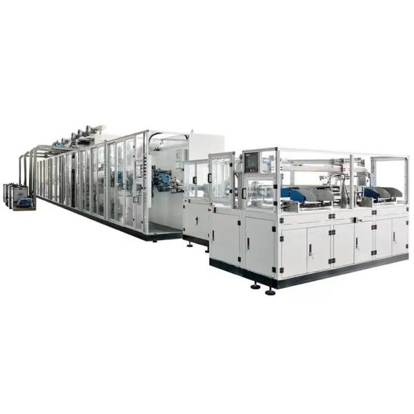 Máquina de fraldas de bebê usada econômica Máquina de fabricação de fraldas de bebê barata e econômica