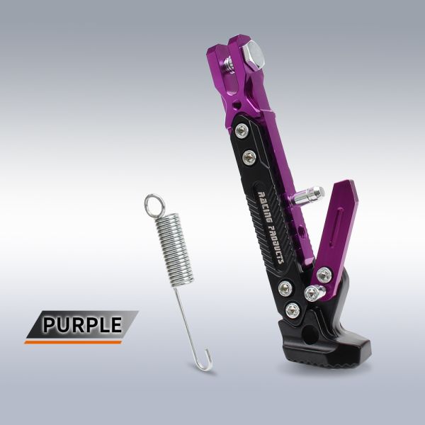 Motorcycle Kickstand Adjustable Side Feet Parking Rack Support Foot Frame Aluminum Alloy  Motorcycle Universal Tripod