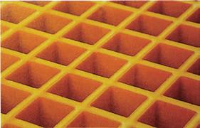 GRP / FRP Grating Panels High Strength To Weight Ratio Corossion Resistance For Walkways