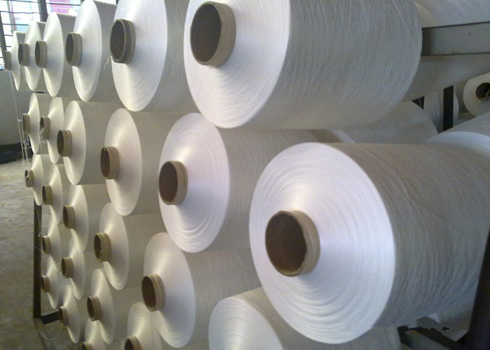 Garment Fabric Polyester Weaving Yarn , 150D / 144F Polyester Knitting Yarn RW SD NIM Twisted