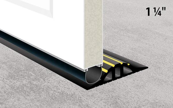 Eco-friendly 30mm Waterproof Garage Door Threshold Weatherstrip Rubber Seal with SILICONE