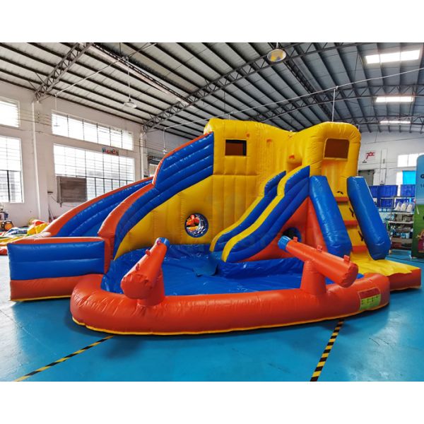 ROHSの運動場の跳躍の城の警備員膨脹可能な水スライド