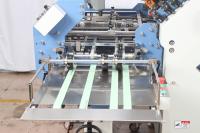Machine croisée de dossier de couteau de pli automatique avec le plat de 6 boucles