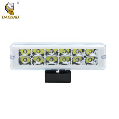 6 LED design retangular branco LED barra de luz de trabalho para automóvel para caminhão