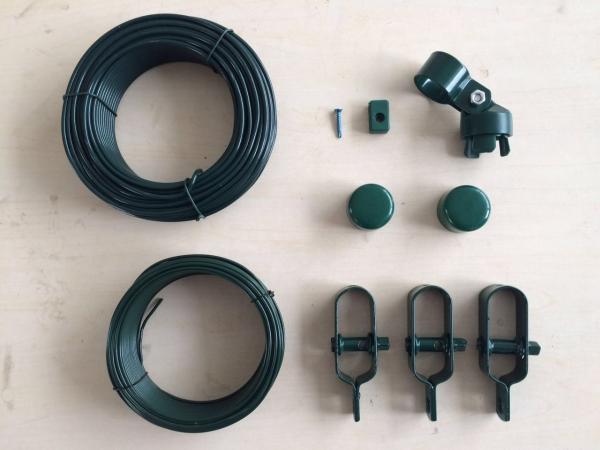 ISO9001 2008 Steel Fence Post Clamps Metal Fence Accessories Iron Steel