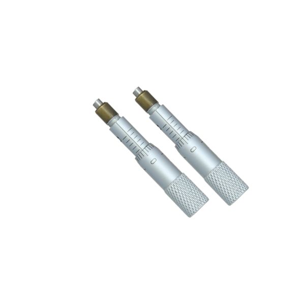Measurement 0-0.2 Inch Micrometer Head Featuring Flat Measuring Face 0.001 Inch Graduation and ±0.0002 Inch Accuracy Precision Tool