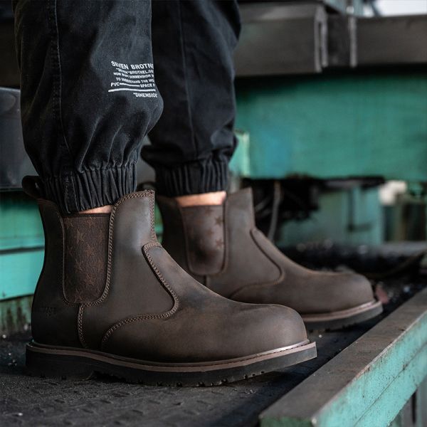 Classic Round Toe Waterproof Woodland Chelsea Fashionable Work Footwear