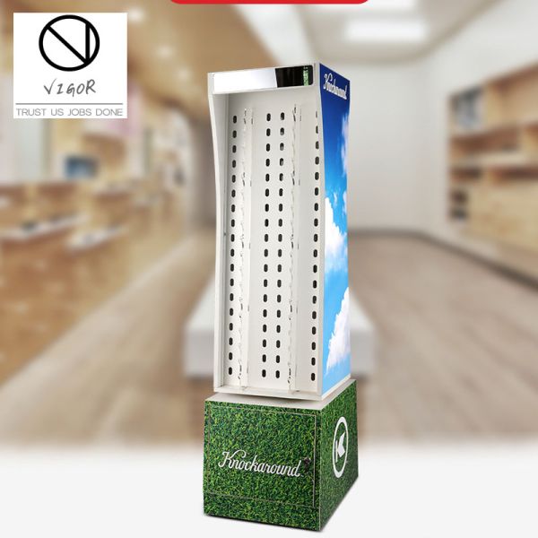 Custom Logo Cell Phone Accessories Case Display Rack for Mobile Shop and Retail Shops