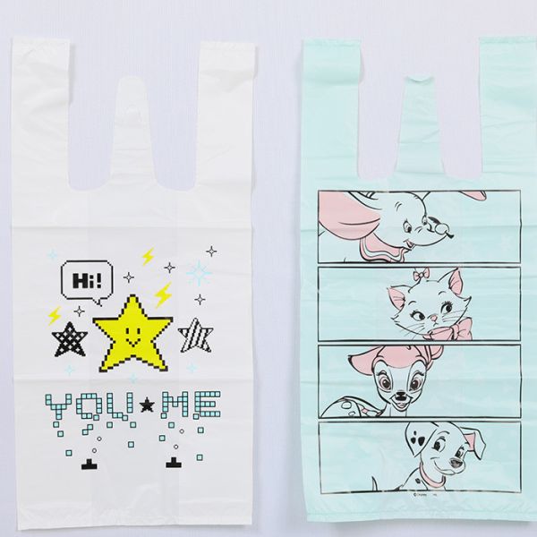 Biodegradable T Shirt Bags 15x20cm Plant Based Eco Friendly