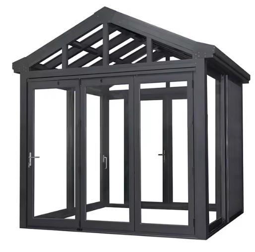 Modern Design Small 4 Season Glass Room Prefab Aluminum Sunroom with Customized Size