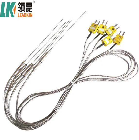 SS 316L Cable thermocouple isolé minéral de classe I Précision