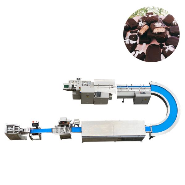 P307 Chocolate Coated Fruit Energy Protein Bar Extruder Machine 40-60pcs per min