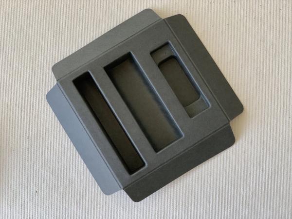 Papel de embalagem de fibra moldada sustentável celulose ecologicamente correto 100% biodegradável reciclável