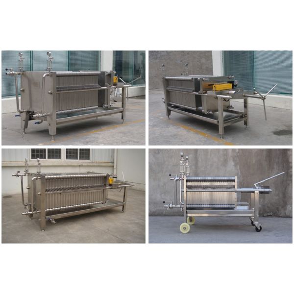 Pressure Industrial Filter Press Syrup Mini Oil Filter Press Machine For Juice Wine